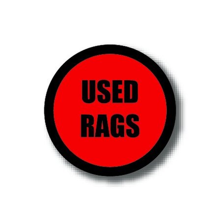 Ergomat 16in CIRCLE SIGNS - Used Rags DSV-SIGN 256 #1628 -UEN